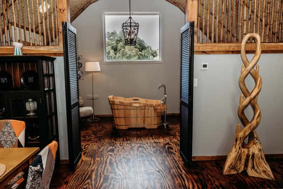Barn Vibes Hot Tub, Tube Slide, Fishing Pond Petting Zoo - Image 1