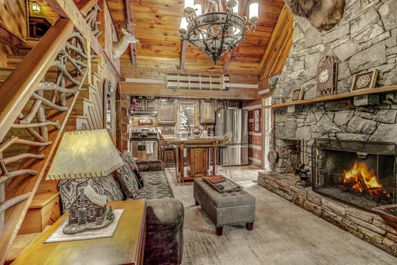 Magic Cabin with Private Petting Zoo and Hot Tub - Image 1