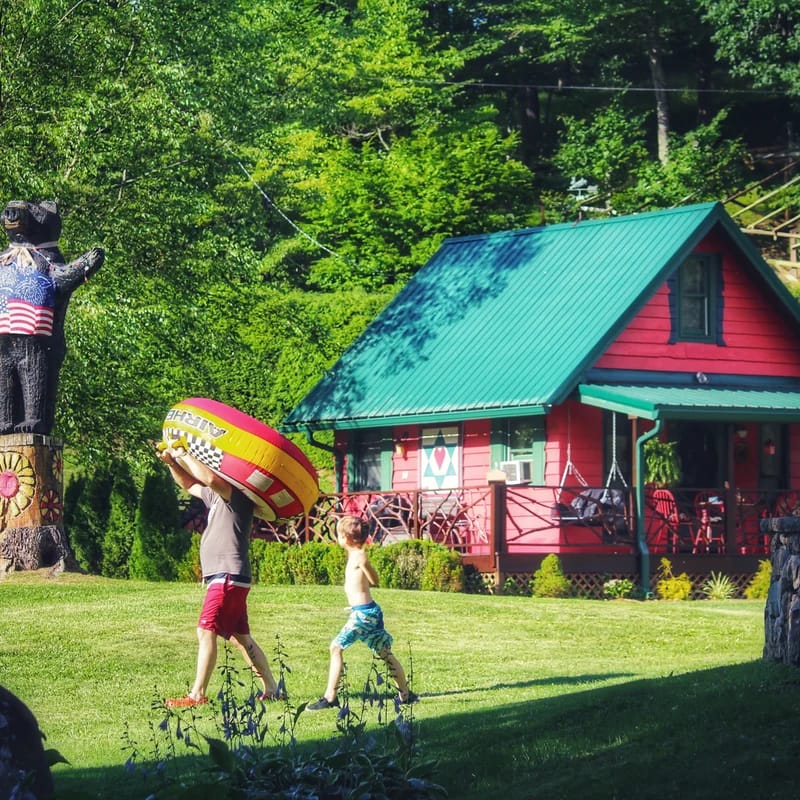 Petting Zoo and Pickleball plus Hot Tub Ziplines Slide